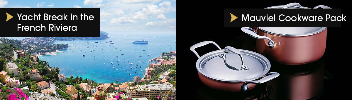 
                            
							Luxurious Croatian Sailing Adventure - Mauviel Cookware Pack
                            
                            